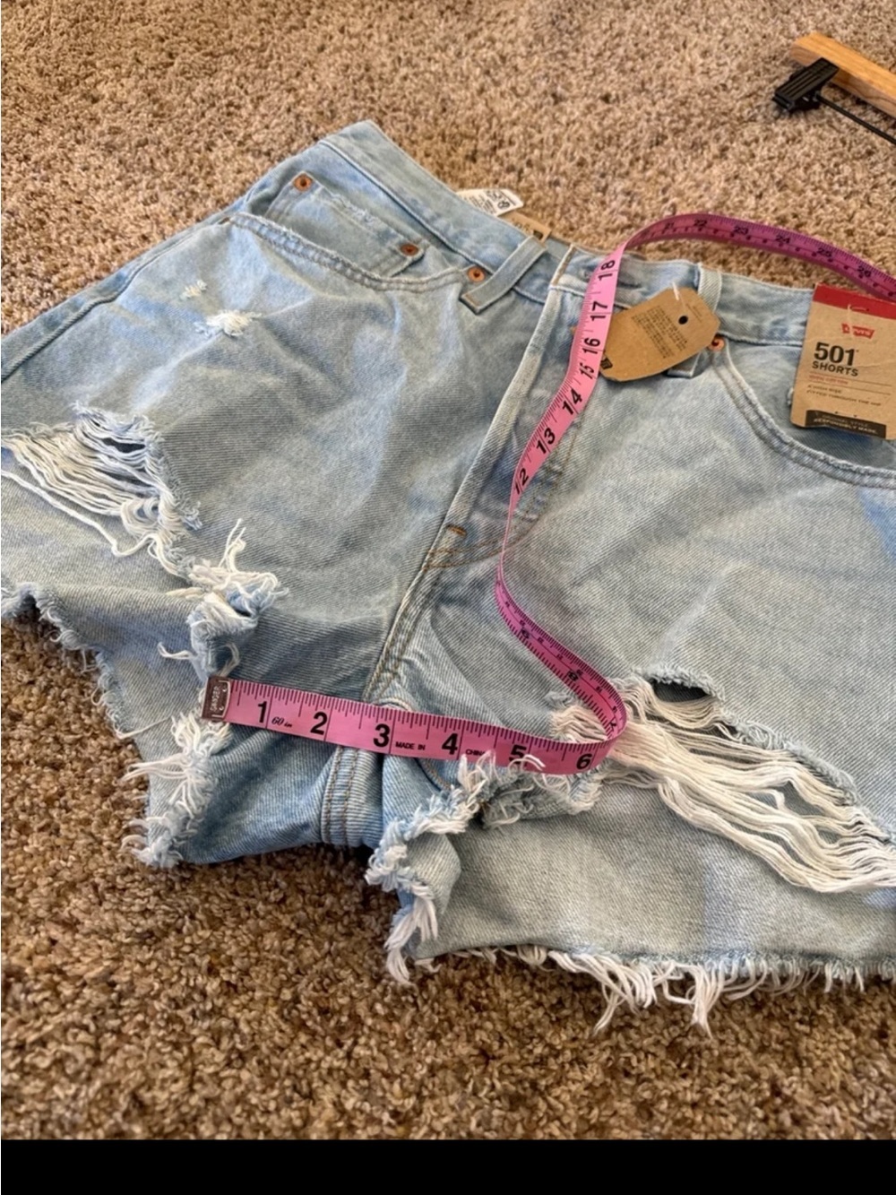 NWT Levi’s 501 Original Short in Athens Mid Short size 31 - Picture 12 of 12